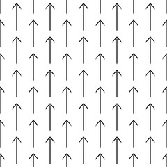 set of arrows upwards arrow seamless pattern sign set web icon direction button computer bussiness collection fabric tile design vector illustration