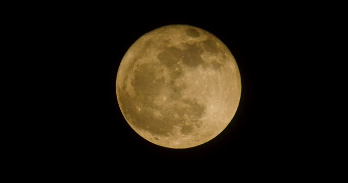 Moon close up craters terminator side large magnification air disturbance distortion