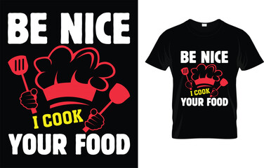 Obraz premium Funny Chef Art For Men Women Restaurant Cooking Food Lover T-Shirt