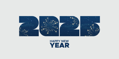 2025 new year celebration design concept. 2025 number background for new year celebration template