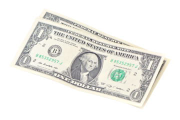 Money dollars isolated 