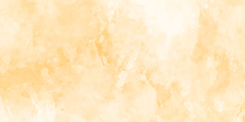 Abstract brown and yellow watercolor background. Abstract brown paint, orange watercolor background.