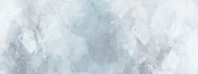 Grey, white watercolor textured on white paper background. Gray watercolor painting textured design on white background. Silver ink and watercolor textures, background, banner, wallpaper, poster, temp