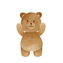 Teddy bear shy