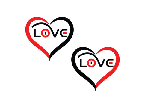 Red Black Love, Love logo Black and White Stock Photos and Images, Premium Vector, Royalty-Free Vector Graphics and Clip Art,Love Logo Vector Art, Icons, and Graphic.