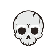 Skull head  vector illustration