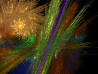 Fototapeta premium Imaginatory fractal abstract background Image