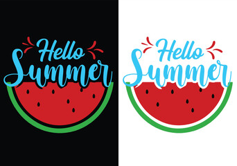 Summer Day T Shirt Design