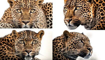Leopard portrait Generative Ai
