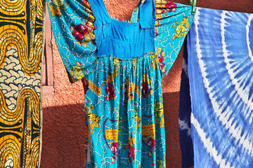 The dress in the village on Fadiouth island, Senegal