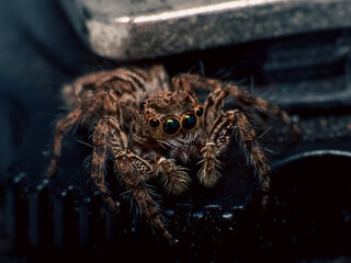 macro Close up of jump spider