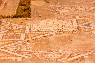 Obraz premium ancient mosaic of Jerash Gerasa, Jordan