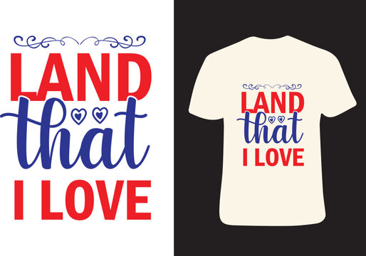 Happy 4th of July Independence Day USA - blue background vector T shirt design,4th of July abstract flag Statue of Liberty blue white red T shirt design
