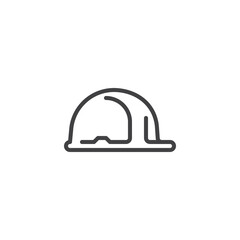 Hard hat line icon