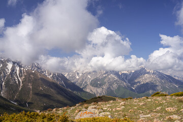 Fototapeta premium The mountain system of the Western Tien Shan. Sairam-Ugam National Natural Park.
