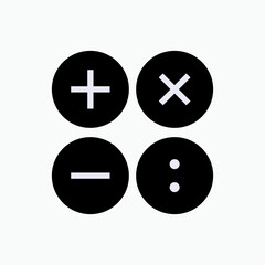 Obraz premium Accountant Icon. Calculation Element, Sign and Symbol - Vector. 