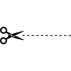 Scissors Cutting Line