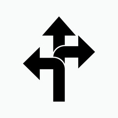 Alternative Icon. Choice Symbol - Vector.