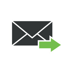 Trendy Envelope Icon Vector Template