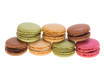 macarons isolated
