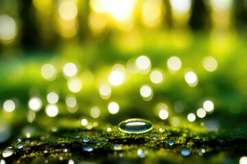 raindrops, generated by artificial intelligence