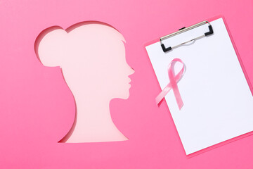 World Cancer day, concept of female cancer