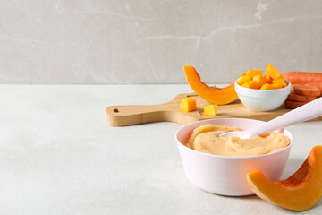 Concept of baby food and baby nutrition