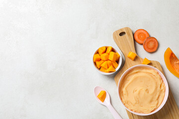 Concept of baby food and baby nutrition