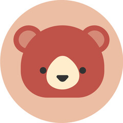Flat Animal Bear