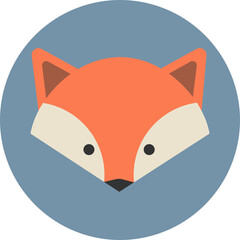 Flat Animal Fox