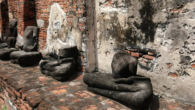 Buddha relics in Ayutthaya province, Thailand