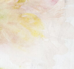 Watercolor texture. Abstract Beige pink Painting background. Template