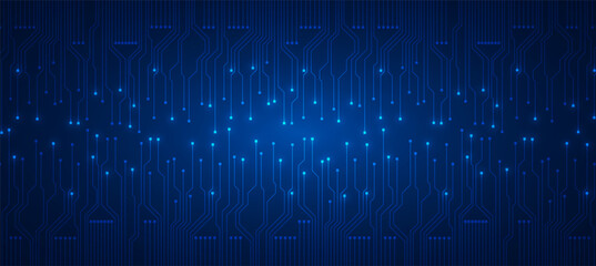 technology background with hi-tech digital data