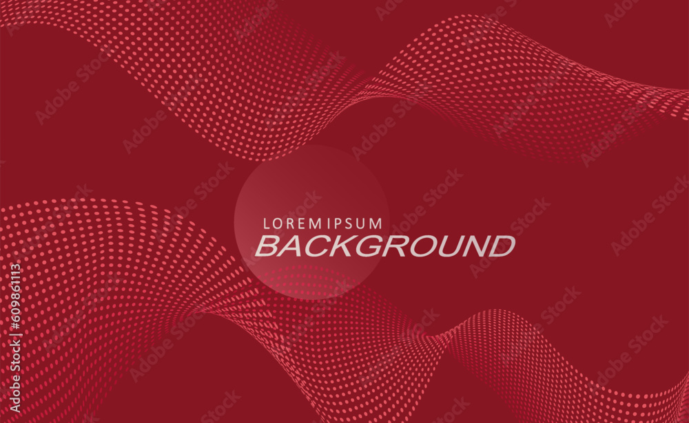 Canvas Prints abstract red background, minimal light smooth wave patterns with gradient