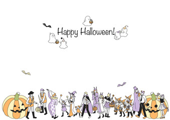 ハロウィーンのフレーム