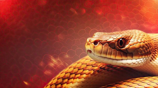 Venomous Viper - Reptile Snake Photo Series Generative AI