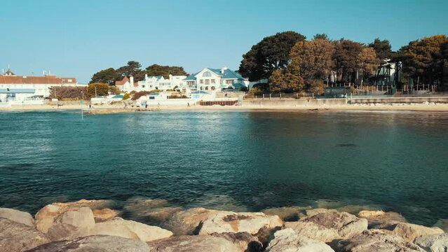 Sandbanks beach at sunset - Poole - Dorset
