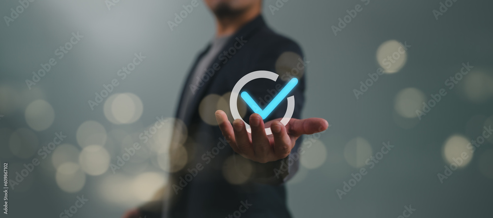 Poster service guarantee, validation concept for business process automation, quality assurance management,