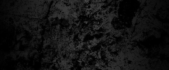 Texture of a grungy black concrete wall as background, Black wall texture rough background dark concrete floor or old grunge background with black, black anthracite dark gray grey grunge.