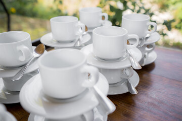 Taza de té de porcelana