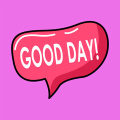 Special cute colorful speech bubbles