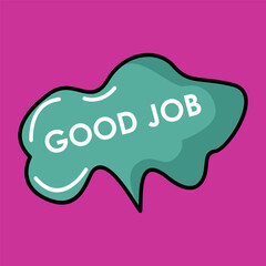 Special cute colorful speech bubbles