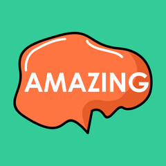 Special cute colorful speech bubbles