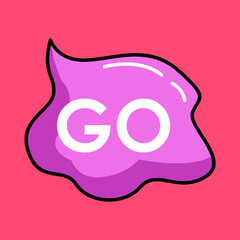 Special cute colorful speech bubbles