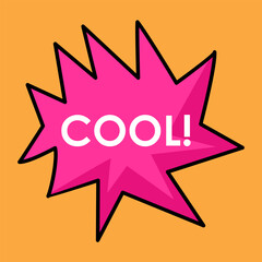 Special cute colorful speech bubbles