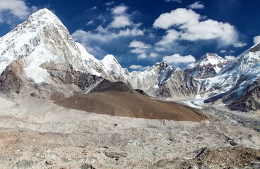 Mounts Pumori, Changtse, Kala patthar, Khumbu glacier