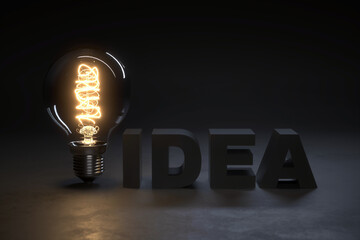 Slogan ideas. Electric lamp idea. FAQ, business loading concept. light bulb ideas icon or sign ideas.