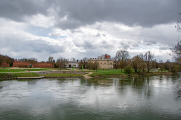 Obraz premium ingolstadt_, bayern, germany, beautiful view on a spring day