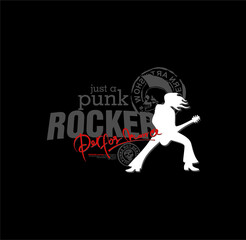 Eat,Sleep,Play slogan graphic with rock symbols vectors for t-shirt and other uses.