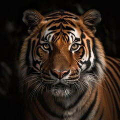 Fototapeta na wymiar Tiger Eye of the Tiger 